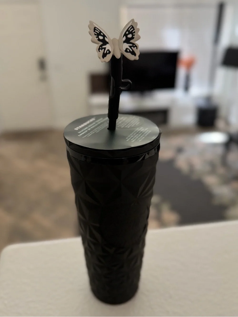 Glow In The Dark Black Moth Starbucks Tumbler Venti